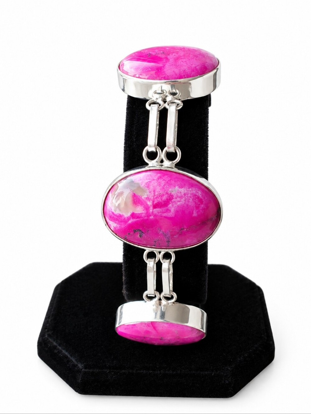 Agate Genuine Stone 925 Silver Plated Women’s Bracelet